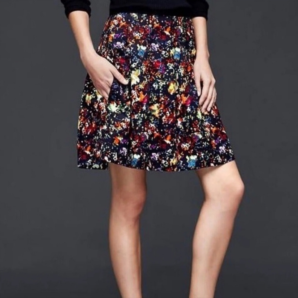 Gap Paint Splatter Midi Skirt